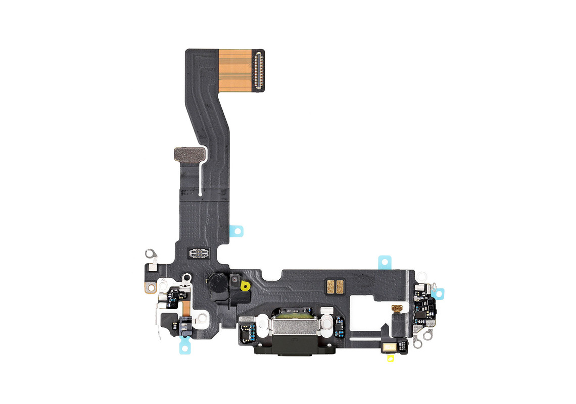For iPhone 12/iPhone 12 Pro Charge Connector Flex Cable - Black