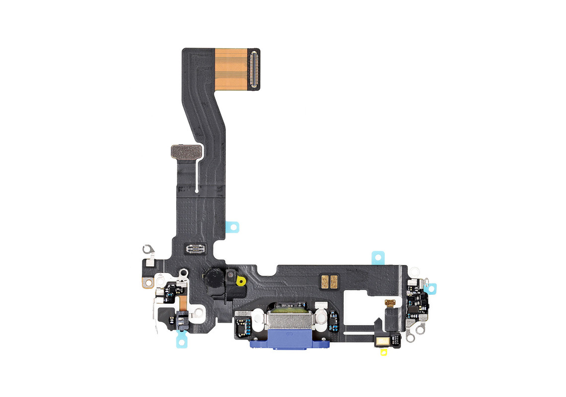For iPhone 12/iPhone 12 Pro Charge Connector Flex Cable - Blue